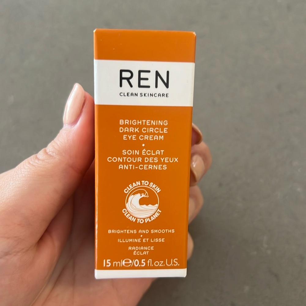 REN Clean Skincare Brightening Dark Circle Eye Cream 15ml NWT NEVER USED